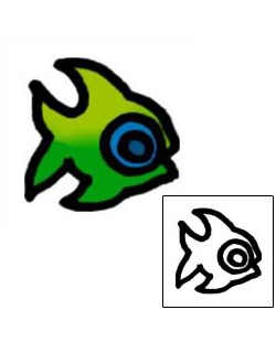 Fish Tattoo Marine Life tattoo | AAF-07058