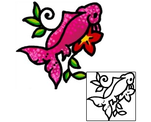 Fish Tattoo Marine Life tattoo | AAF-07059