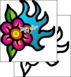 Flower Tattoo plant-life-flowers-tattoos-andrea-ale-aaf-07089