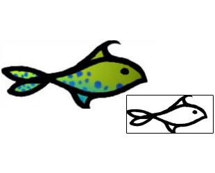 Fish Tattoo Marine Life tattoo | AAF-07096