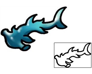 Fish Tattoo Marine Life tattoo | AAF-07109