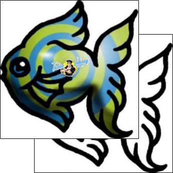Fish Tattoo marine-life-fish-tattoos-andrea-ale-aaf-07150