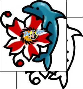 Dolphin Tattoo plant-life-cherry-blossom-tattoos-andrea-ale-aaf-07152