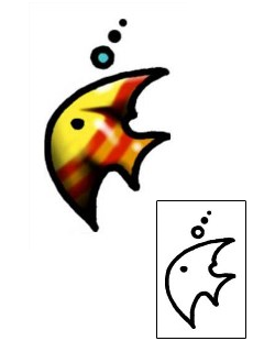 Fish Tattoo Marine Life tattoo | AAF-07157