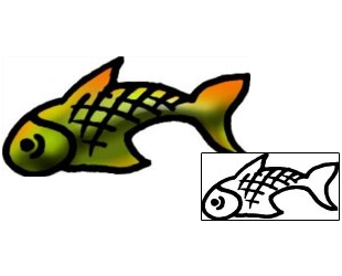 Sea Creature Tattoo Marine Life tattoo | AAF-07164
