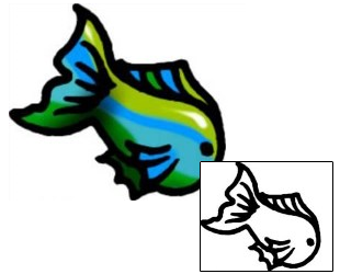 Sea Creature Tattoo Marine Life tattoo | AAF-07174