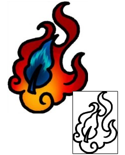 Fire – Flames Tattoo Miscellaneous tattoo | AAF-07187