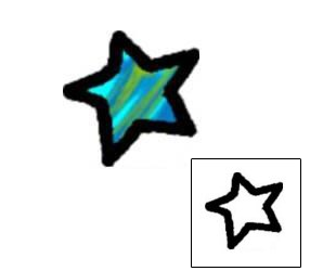 Star Tattoo Astronomy tattoo | AAF-07191