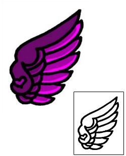 Wings Tattoo For Women tattoo | AAF-07223