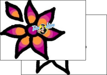 Flower Tattoo plant-life-flowers-tattoos-andrea-ale-aaf-07226