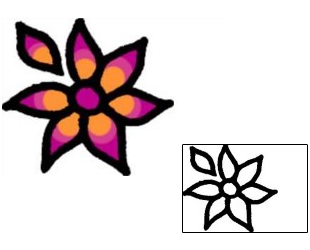 Flower Tattoo Specific Body Parts tattoo | AAF-07226