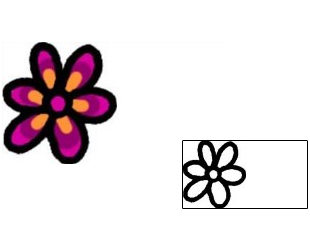 Flower Tattoo Specific Body Parts tattoo | AAF-07245