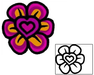 Flower Tattoo Specific Body Parts tattoo | AAF-07279