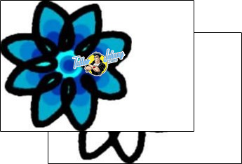 Flower Tattoo plant-life-flowers-tattoos-andrea-ale-aaf-07295