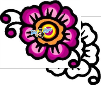 Flower Tattoo plant-life-flowers-tattoos-andrea-ale-aaf-07308