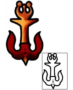 Anchor Tattoo Specific Body Parts tattoo | AAF-07320