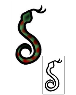 Snake Tattoo Specific Body Parts tattoo | AAF-07325