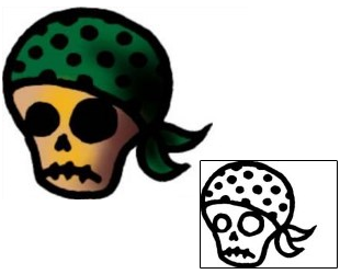 Pirate Tattoo Miscellaneous tattoo | AAF-07335