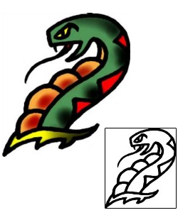 Snake Tattoo Specific Body Parts tattoo | AAF-07346