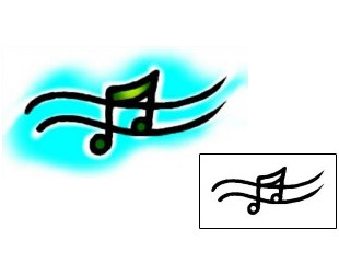 Music Tattoo Miscellaneous tattoo | AAF-07733