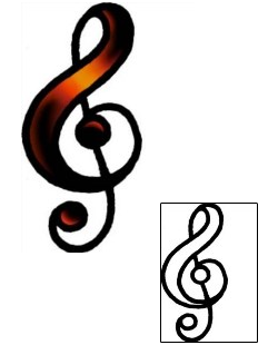 Music Tattoo Miscellaneous tattoo | AAF-07742