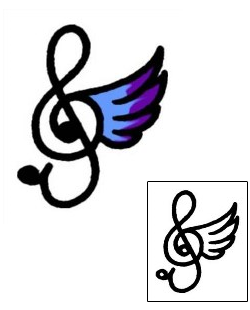 Music Tattoo Miscellaneous tattoo | AAF-07772