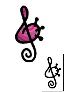 Music Tattoo Miscellaneous tattoo | AAF-07814