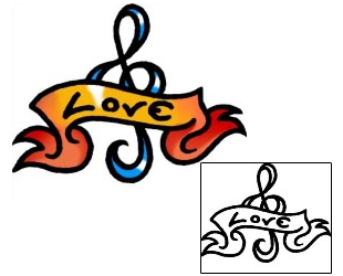 Love Tattoo Miscellaneous tattoo | AAF-07845