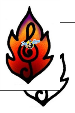 Fire – Flames Tattoo miscellaneous-fire-tattoos-andrea-ale-aaf-07850