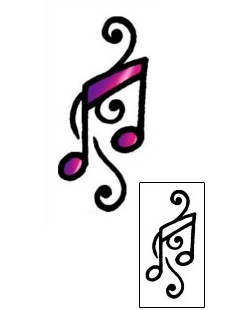 Music Tattoo Miscellaneous tattoo | AAF-07883