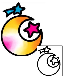Celestial Tattoo Astronomy tattoo | AAF-07905