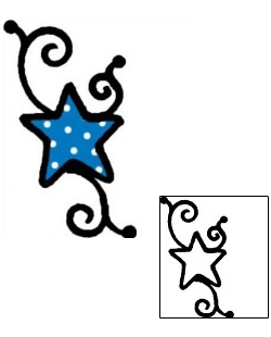 Star Tattoo Astronomy tattoo | AAF-07934