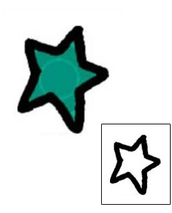 Star Tattoo Astronomy tattoo | AAF-07940