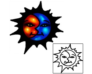 Sun Tattoo Astronomy tattoo | AAF-07942
