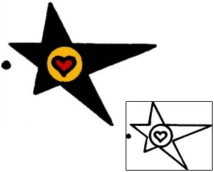 Star Tattoo Astronomy tattoo | AAF-07944