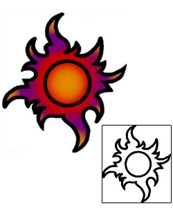 Sun Tattoo Astronomy tattoo | AAF-07947