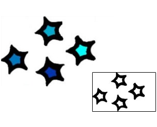 Star Tattoo Astronomy tattoo | AAF-07966