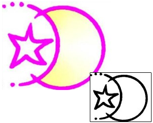 Star Tattoo Astronomy tattoo | AAF-07974
