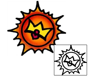 Sun Tattoo Astronomy tattoo | AAF-07981