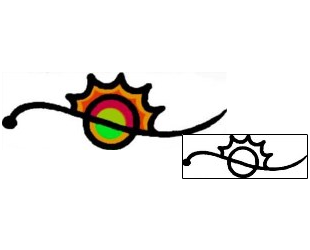 Sun Tattoo Astronomy tattoo | AAF-07987