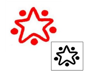 Star Tattoo Astronomy tattoo | AAF-07992