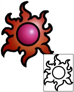 Sun Tattoo Astronomy tattoo | AAF-08001