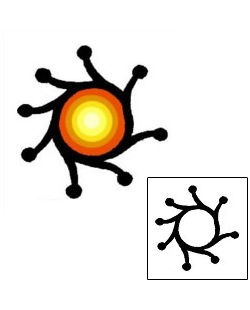 Sun Tattoo Astronomy tattoo | AAF-08002