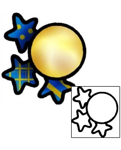 Celestial Tattoo Astronomy tattoo | AAF-08004