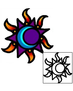 Sun Tattoo Astronomy tattoo | AAF-08024