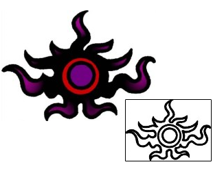 Sun Tattoo Astronomy tattoo | AAF-08040