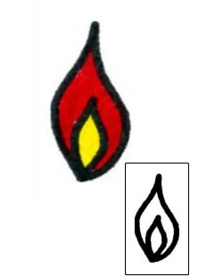 Fire – Flames Tattoo Miscellaneous tattoo | AAF-08093