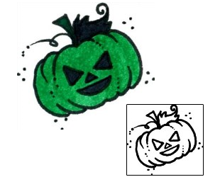 Pumpkin Tattoo Specific Body Parts tattoo | AAF-08114