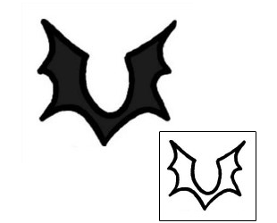 Bat Tattoo For Women tattoo | AAF-08158