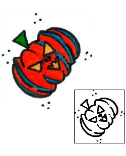Pumpkin Tattoo Horror tattoo | AAF-08203